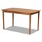 Baxton Studio Dining Set, 47.25 W, 27.75 H, Wood, Grey/Walnut Brown 214-11698-11698-11699-9305-ZORO - alternate 3